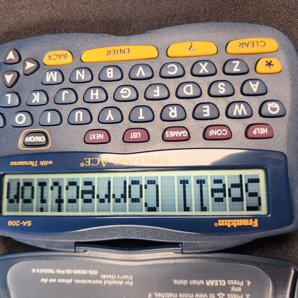 Franklin Spelling Ace Electronic Device